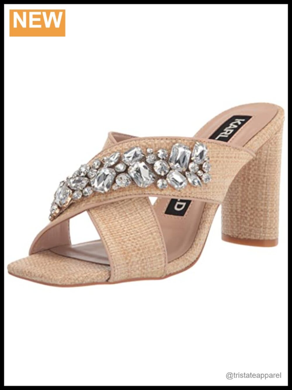 Women's Crisscross Heeled Sandal Block Heel Ankle Strap Formal Dress Shoe